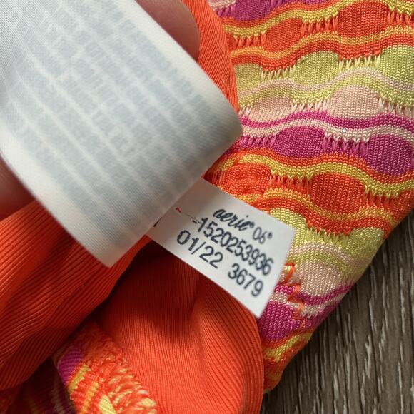 NWT‎ aerie Orange Yellow Monokini One Piece Bikini Large - Picture 7 of 7